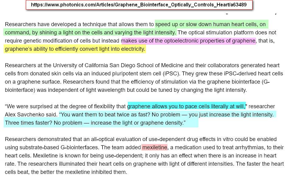 Graphene allows you to pace cells at will