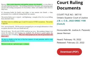 Ontario Familycourt Win Forevidence