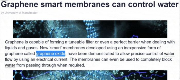 Graphene Smart Membranes