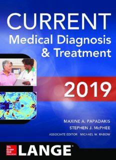 Current Medical Diagnosis 2019