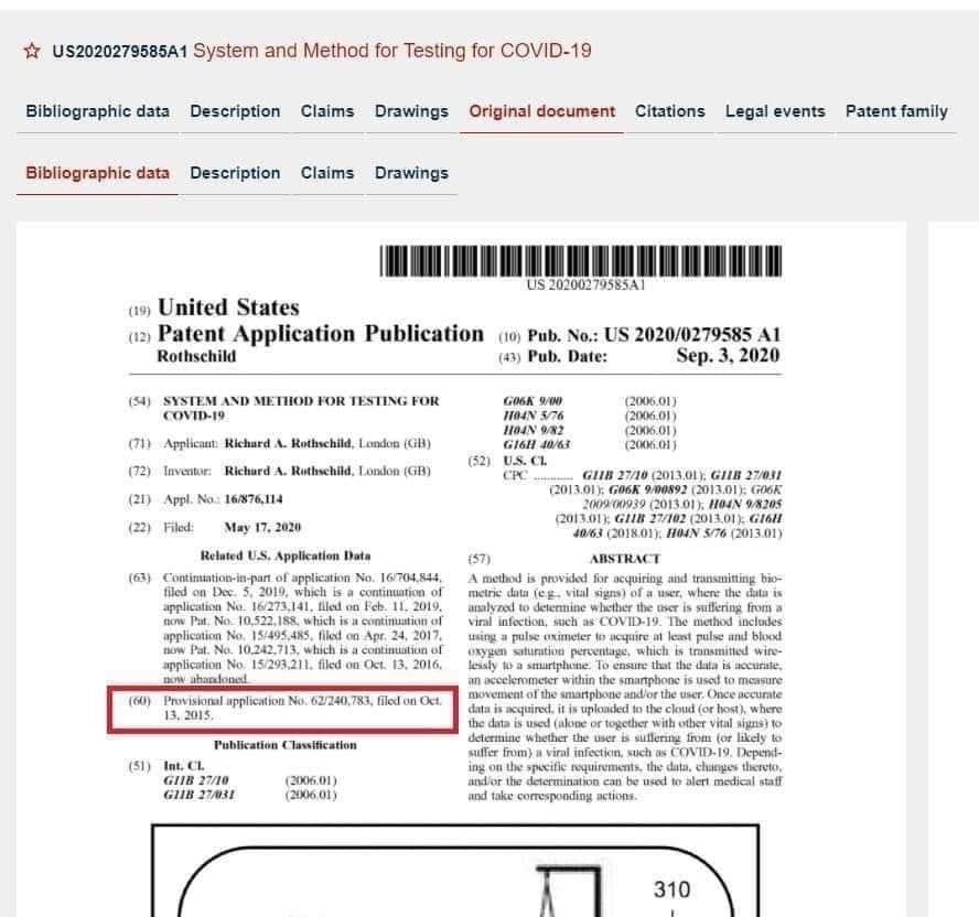 Patent Application For Covid19 Test Kits