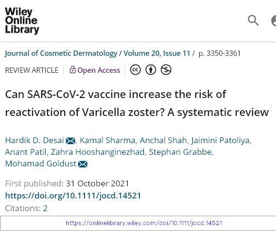 Shingles C19vax Wiley