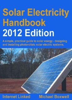 Solar Electricity Handbook 2012