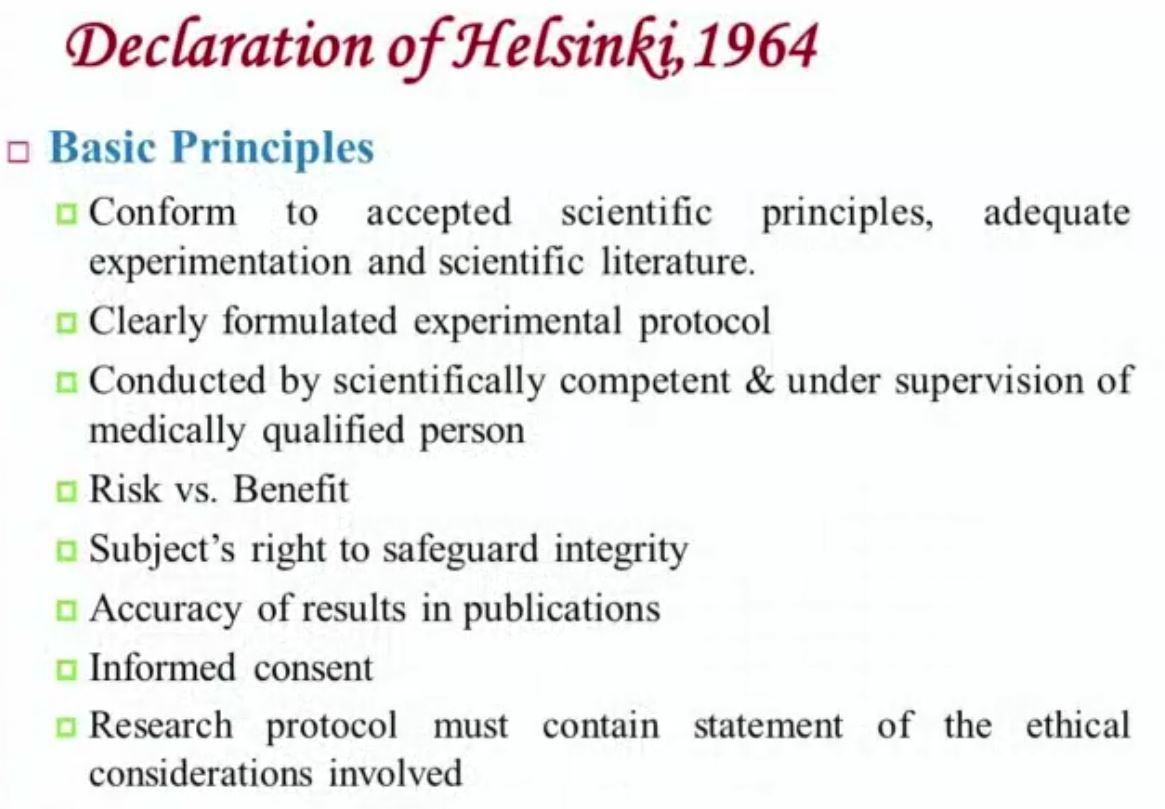 Declaration Helsinki