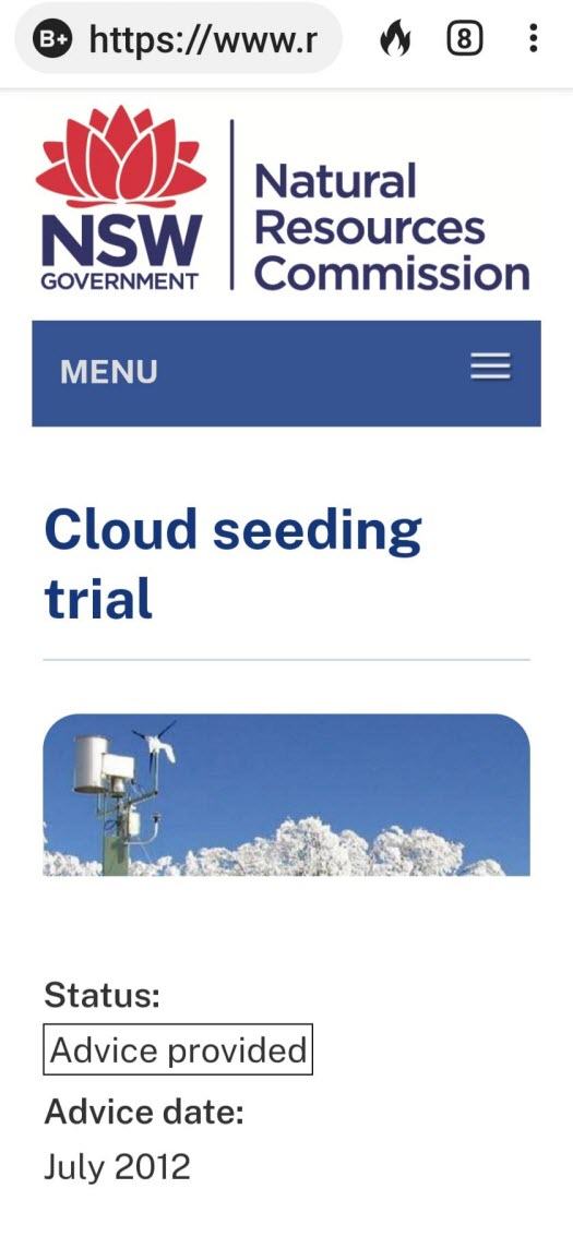 cloud seeding nsw