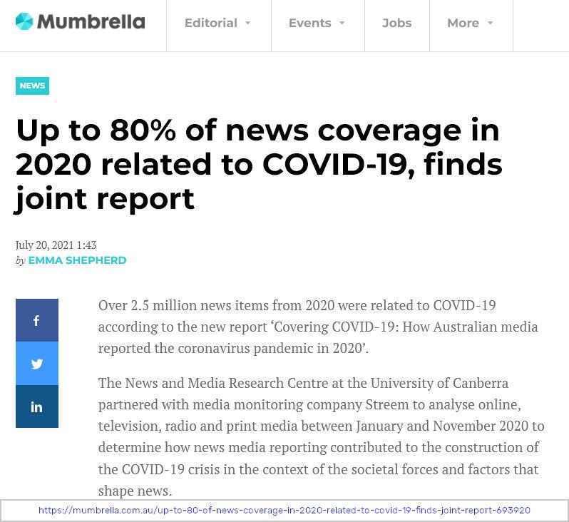 Mumbrella Covid Coverage
