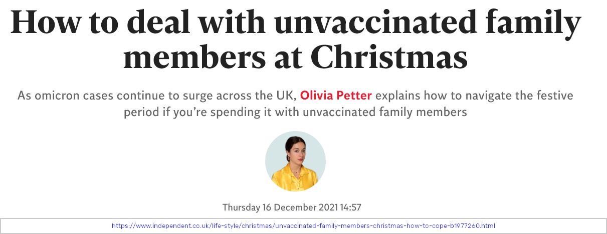 Xmas Unvaxxed Ukindependent