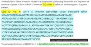 20130216569 Vaccine Seqno1