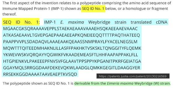 20130216569 Vaccine Seqno1