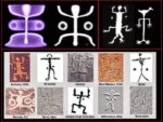 Ancient Stick Figure Paintings Torus Field