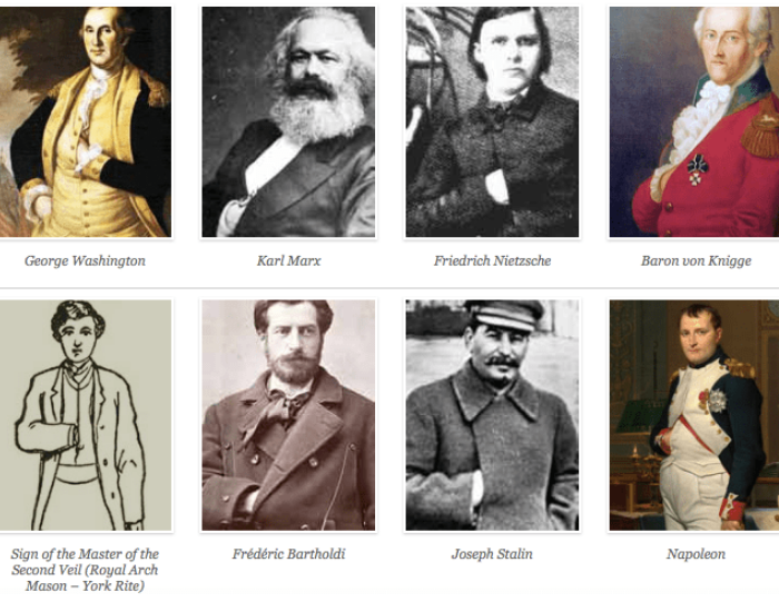 Famous Historic Freemasons