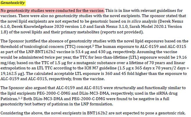 Tgafoi2389 P13 No Genotoxicity Studies