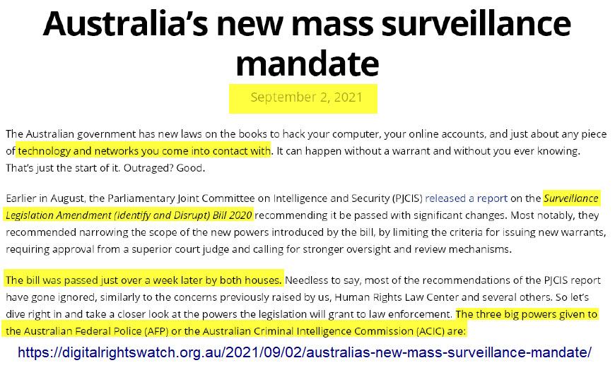 Austgov Digitalsurveillance Bill