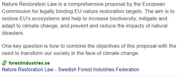 Nature Restoration Law