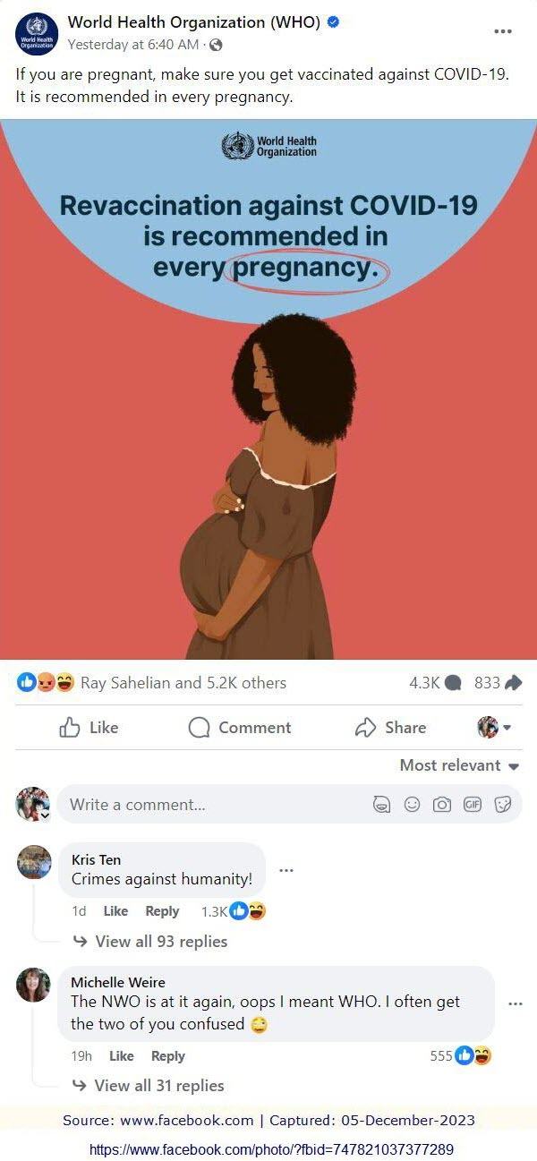 2023 12 04 Who Revaccinate Pregnant