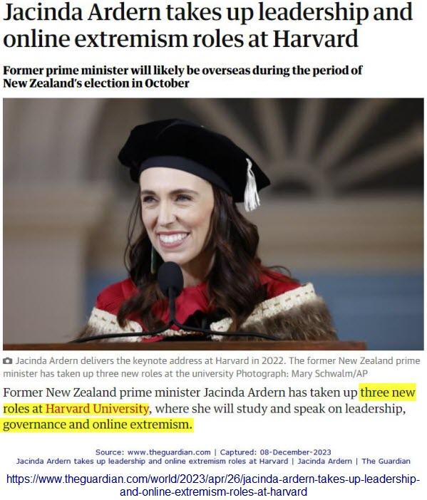 Ardern Nz Harvard Online Extremism
